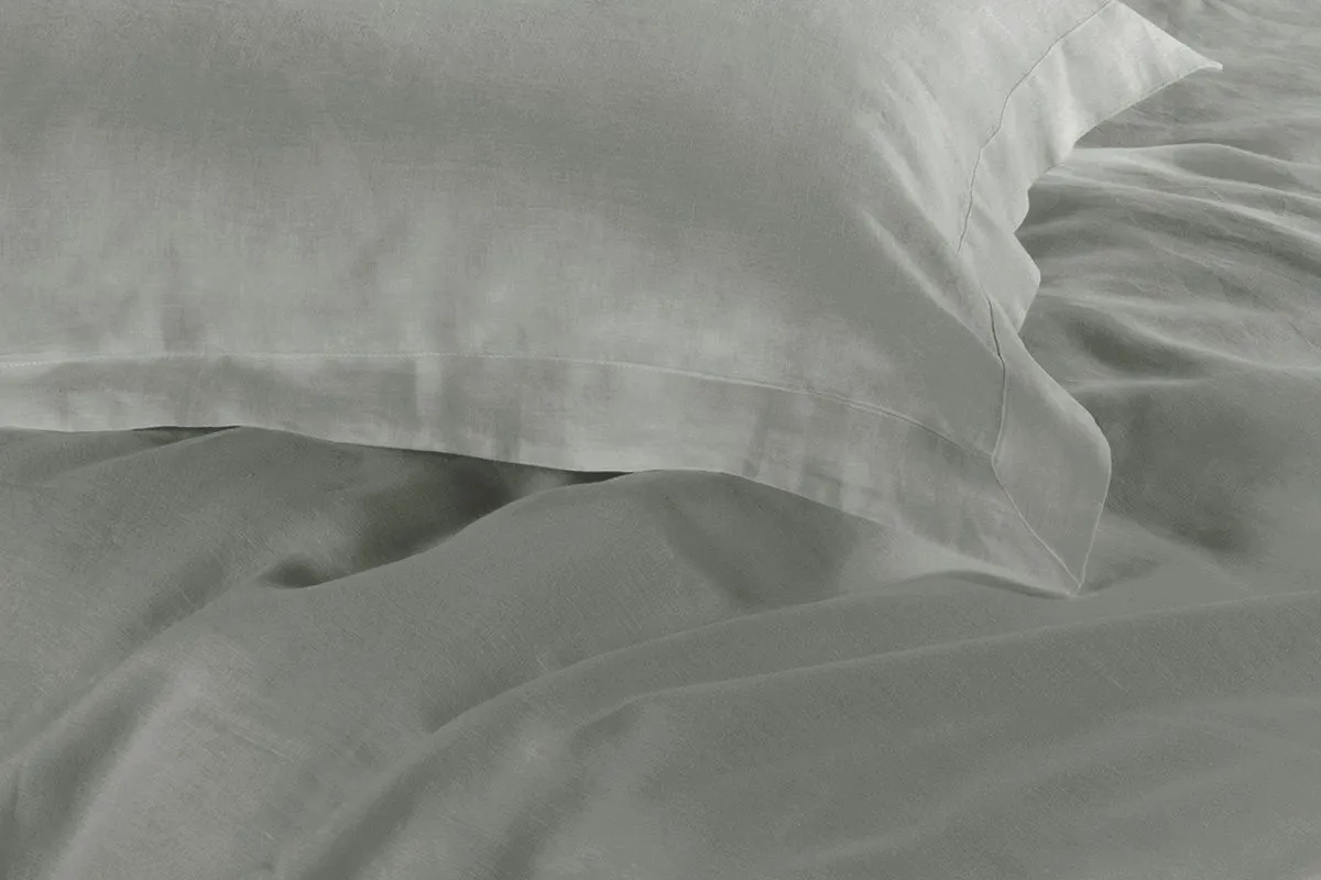 1000TC | Tailored | King Single Size | Grey | Duvet Quilt Cover Set