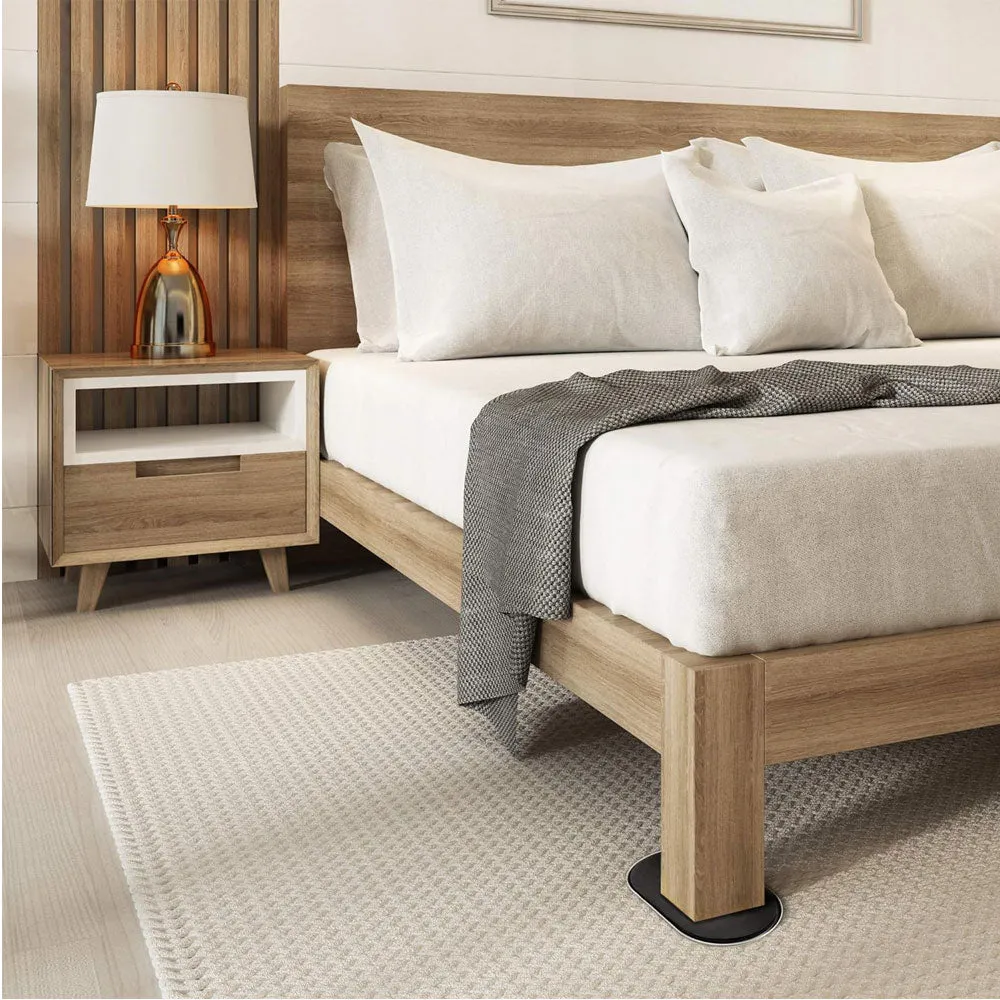 16 Pk Large Furniture Movers Jumbo Sliders Glides 9.5" Oval Multi Surface Floor
