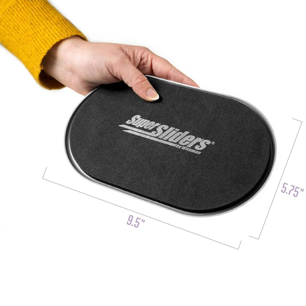 16 Pk Large Furniture Movers Jumbo Sliders Glides 9.5" Oval Multi Surface Floor