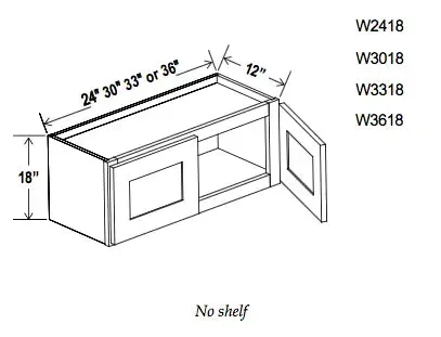 18" High Double Door Cabinet - Ultimate