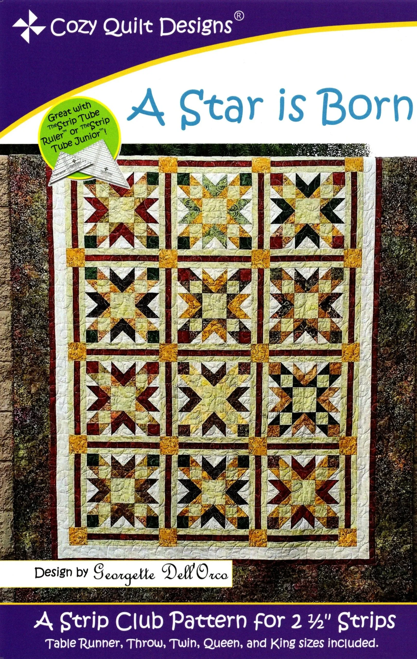 A STAR IS BORN - Cozy Quilt Designs Pattern DIGITAL DOWNLOAD