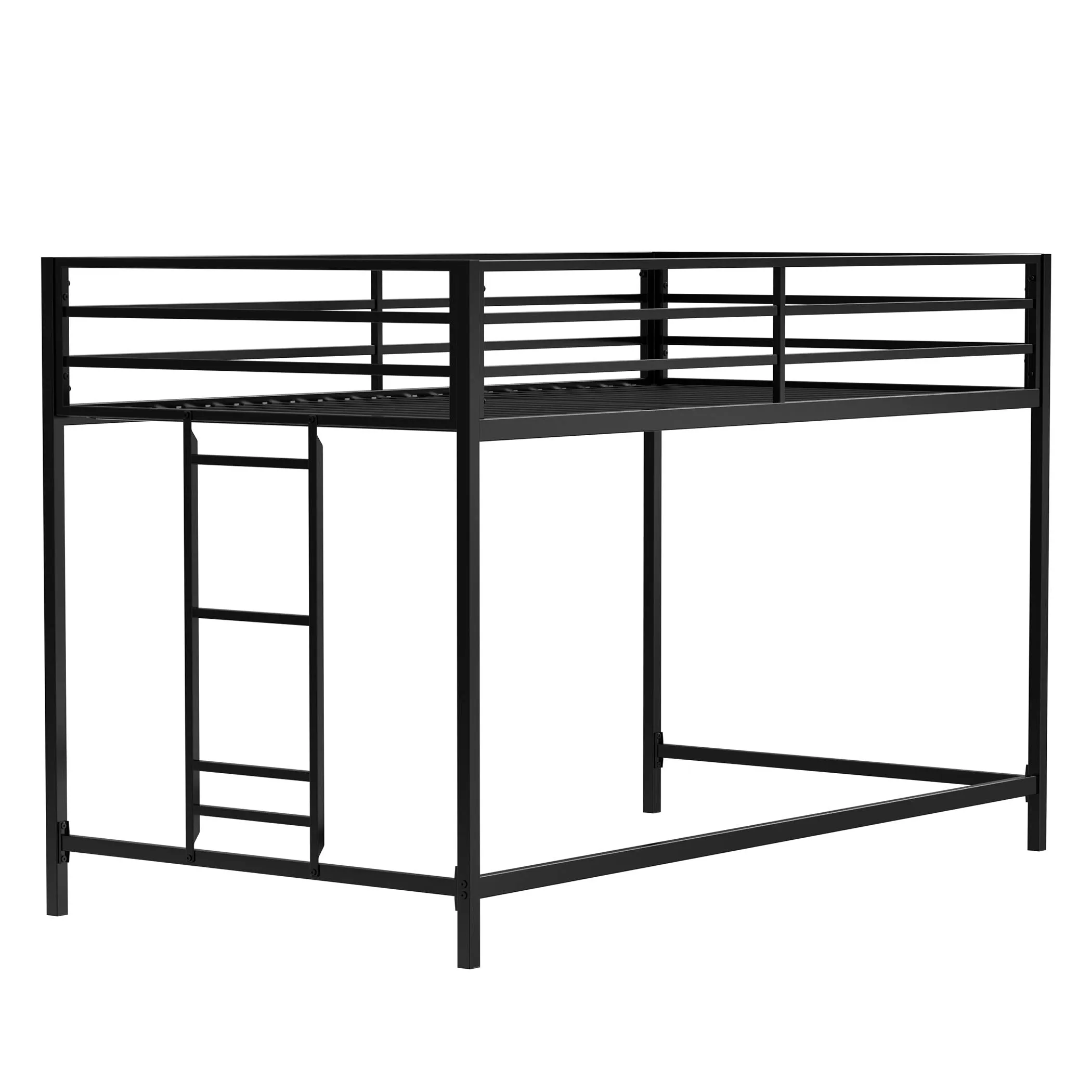 Adam - Junior Twin Loft Bunk - Black by Couch.com