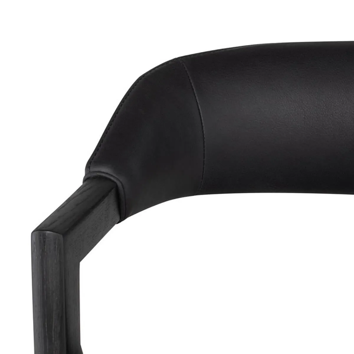 Anita Leather Bar & Counter Stool, Raven