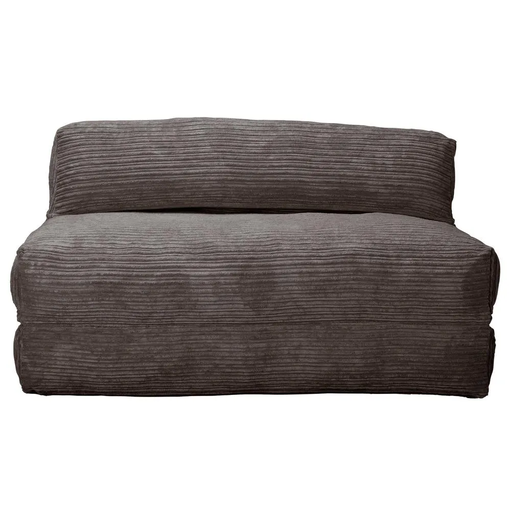 Avery Futon Chair Bed Double - Cord Graphite Grey