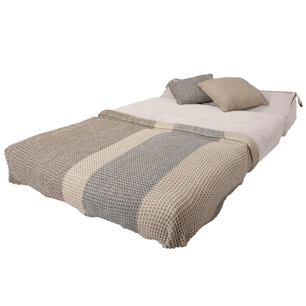 Avery Futon Chair Bed Double - Cord Ivory