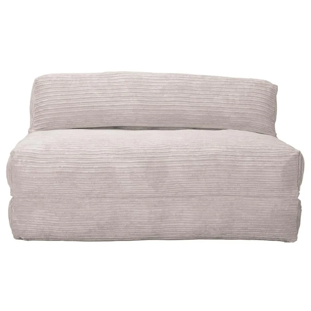 Avery Futon Chair Bed Double - Cord Ivory