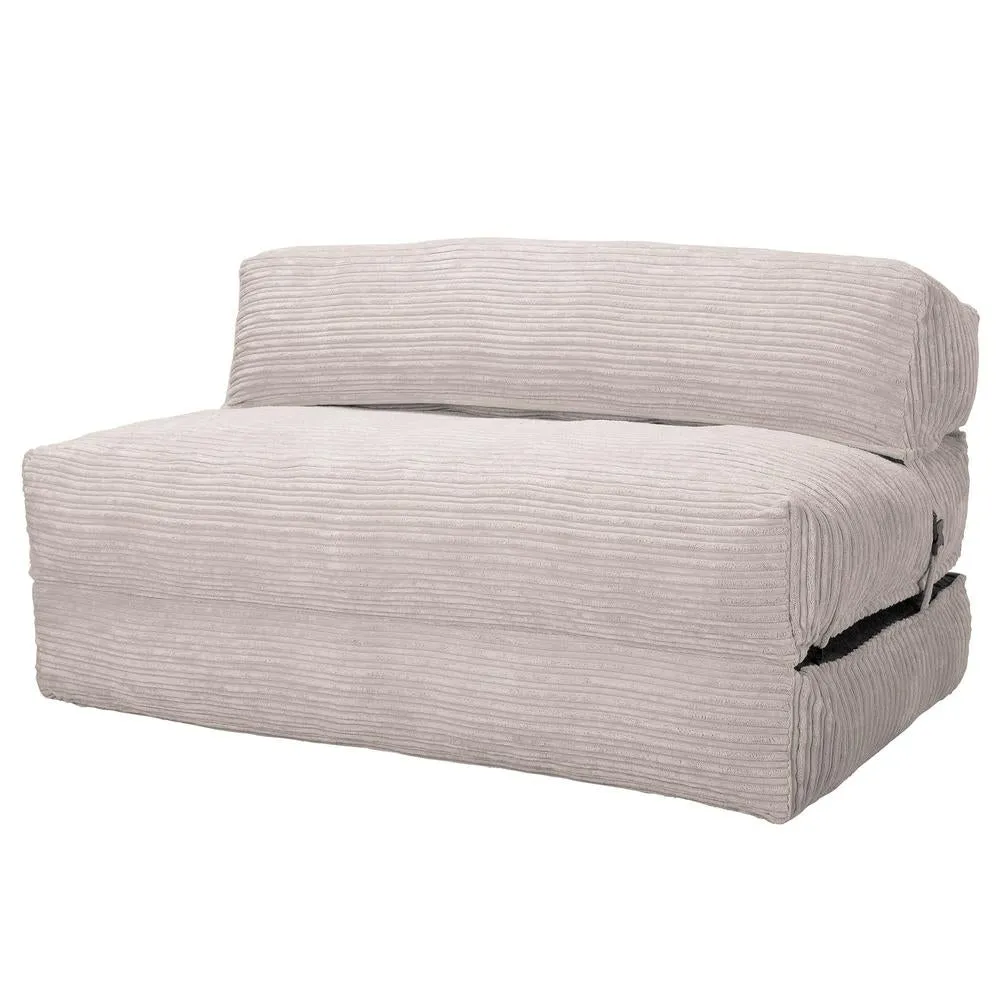 Avery Futon Chair Bed Double - Cord Ivory