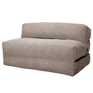 Avery Futon Chair Bed Double - Cord Mink