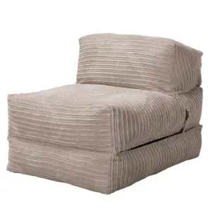 Avery Futon Chair Bed Single - Cord Mink