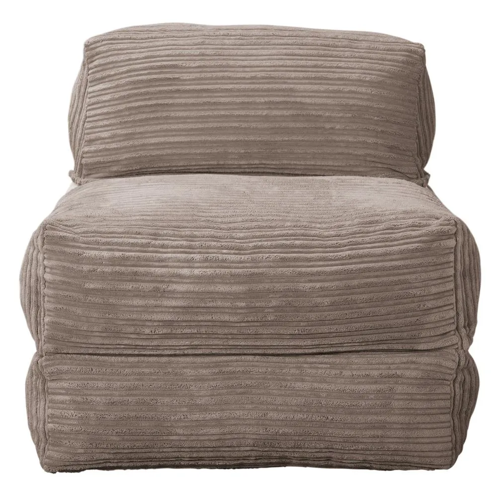 Avery Futon Chair Bed Single - Cord Mink