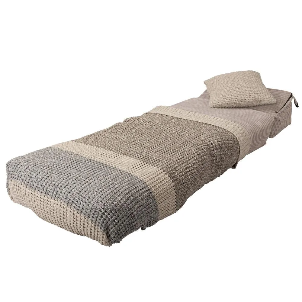 Avery Futon Chair Bed Single - Cord Mink