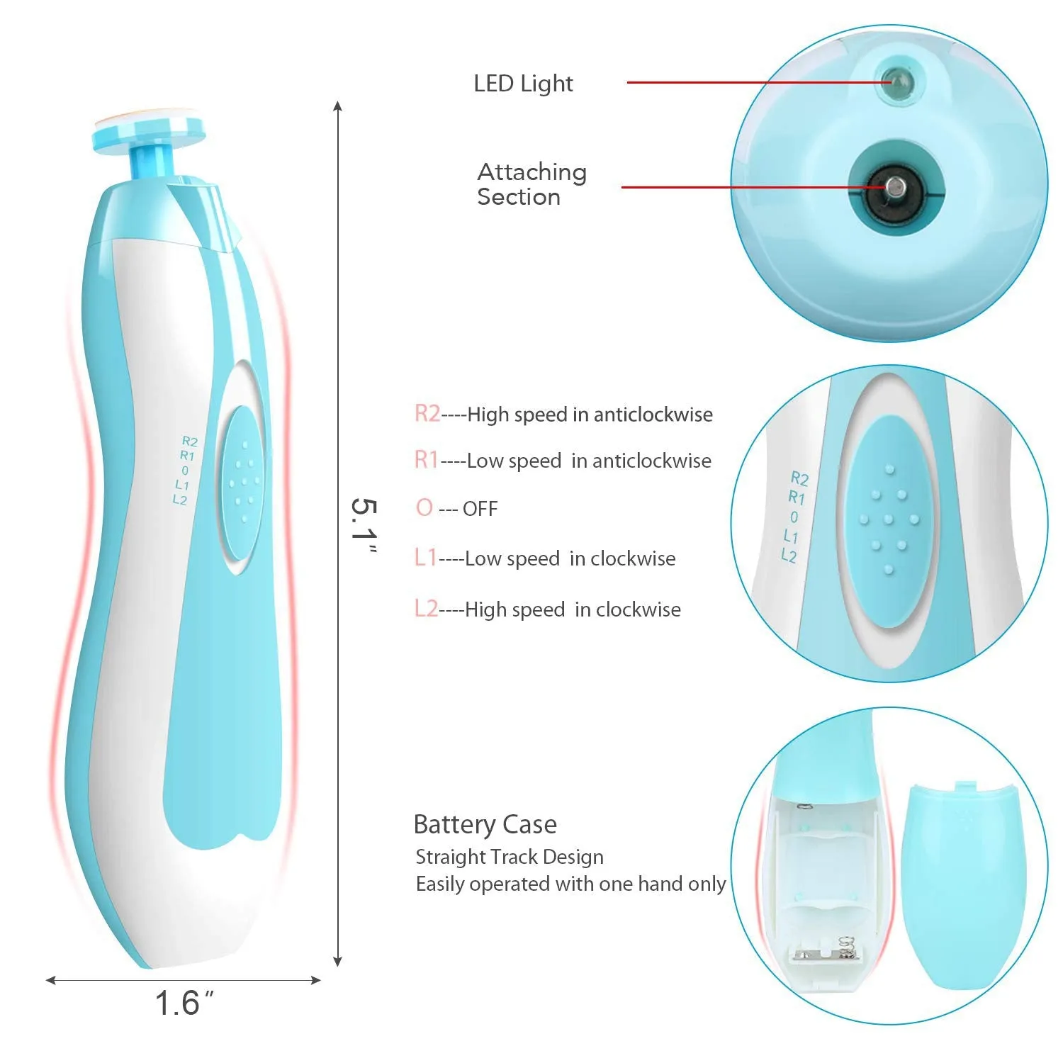 Baby Electric Nail Trimmer