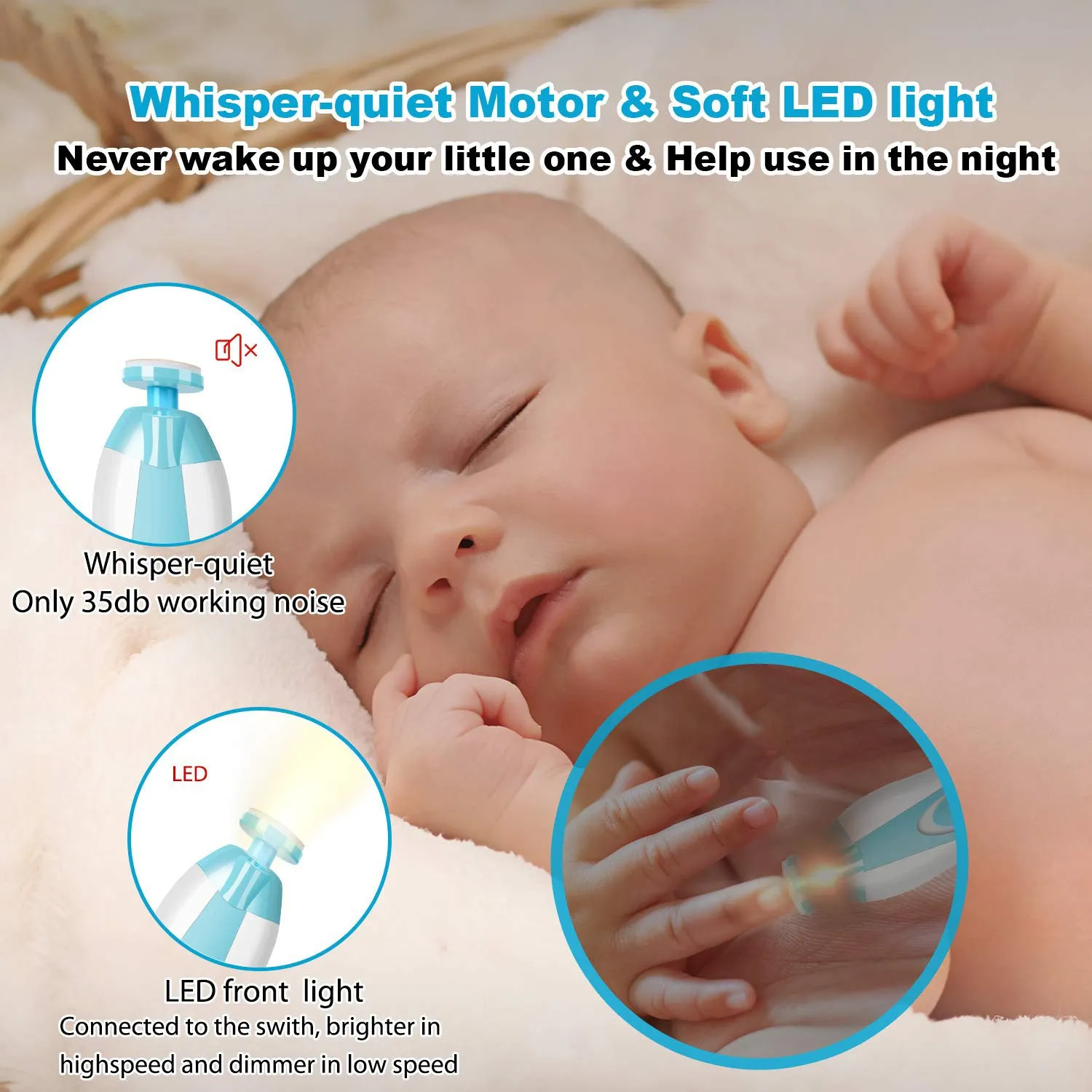 Baby Electric Nail Trimmer