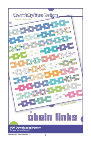 CHAIN LINKS - Me & My Sister Designs Pattern DIGITAL DOWNLOAD