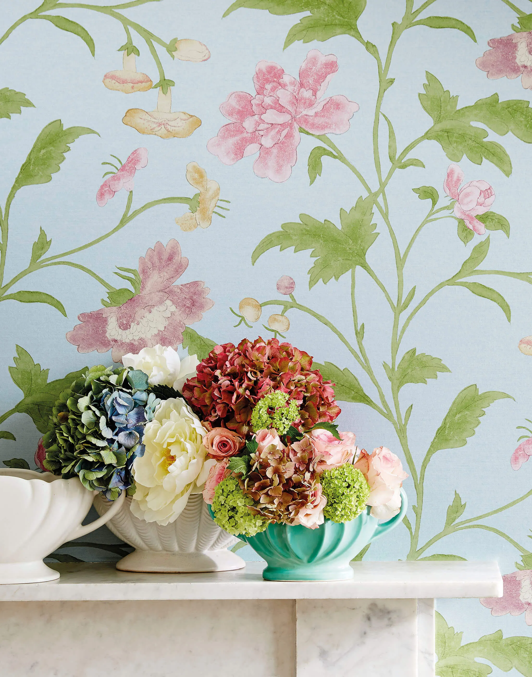 China Rose Wallpaper by Little Greene