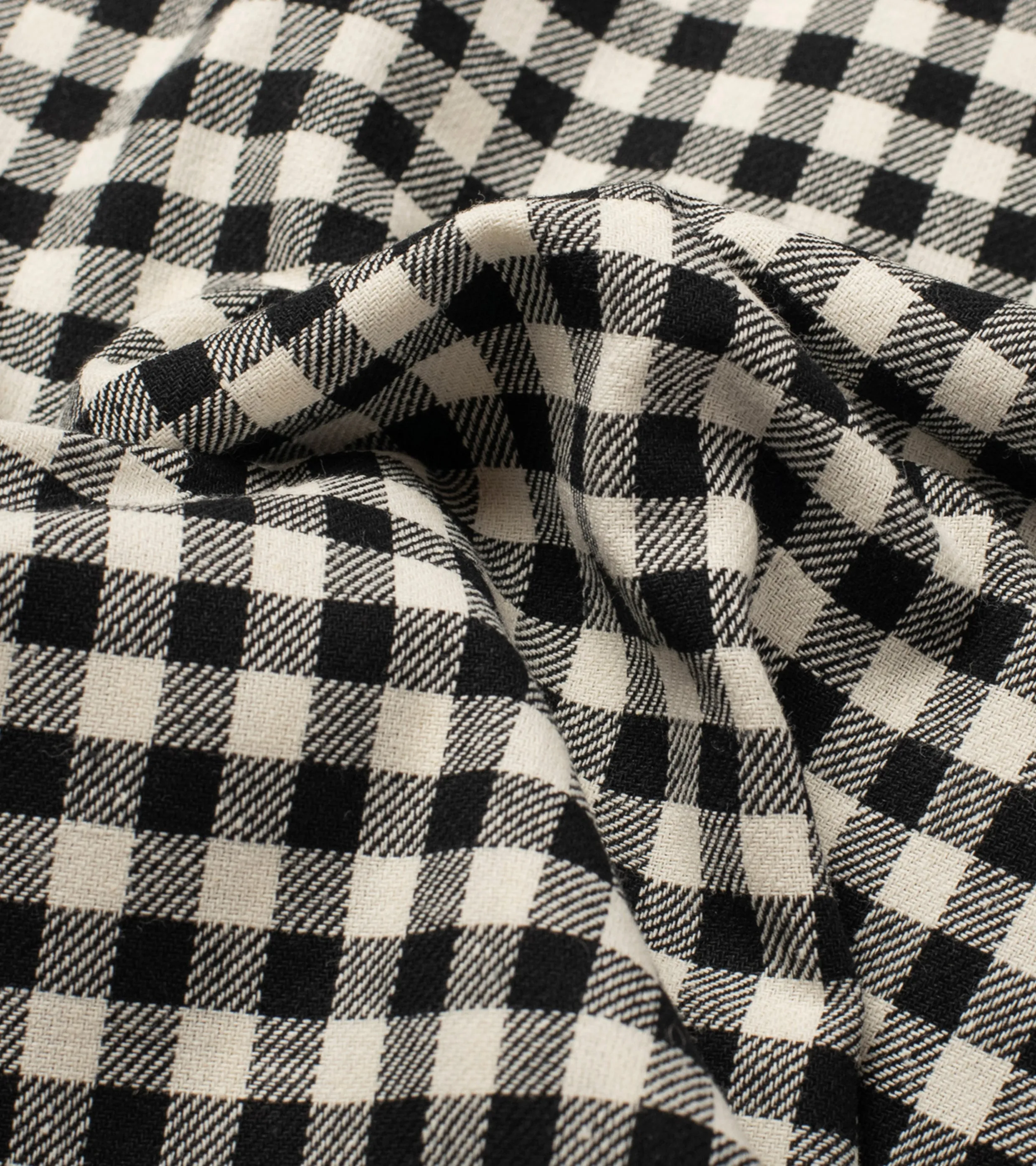 Cotton Sports Shirt Black & White Shepard