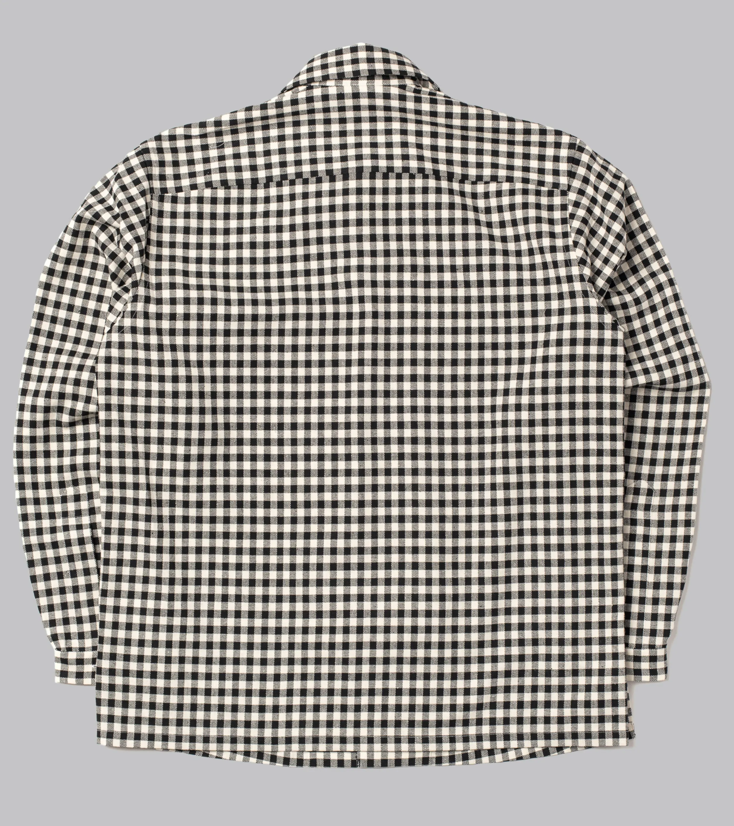 Cotton Sports Shirt Black & White Shepard