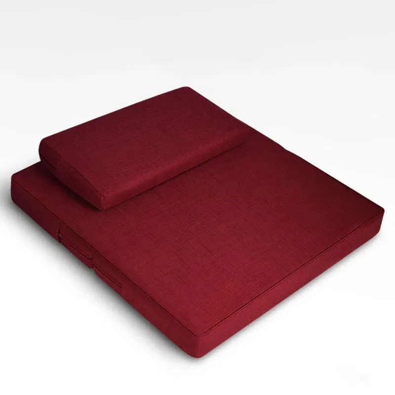 Coussin traditionnel Japonais de mditation en lin naturel