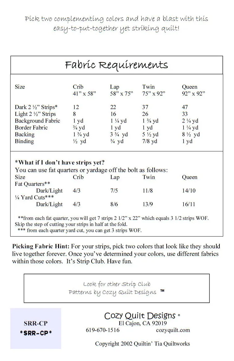 CROSSED PATH - Cozy Quilt Designs Pattern