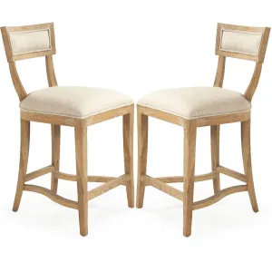 Curved Back Counter Stools