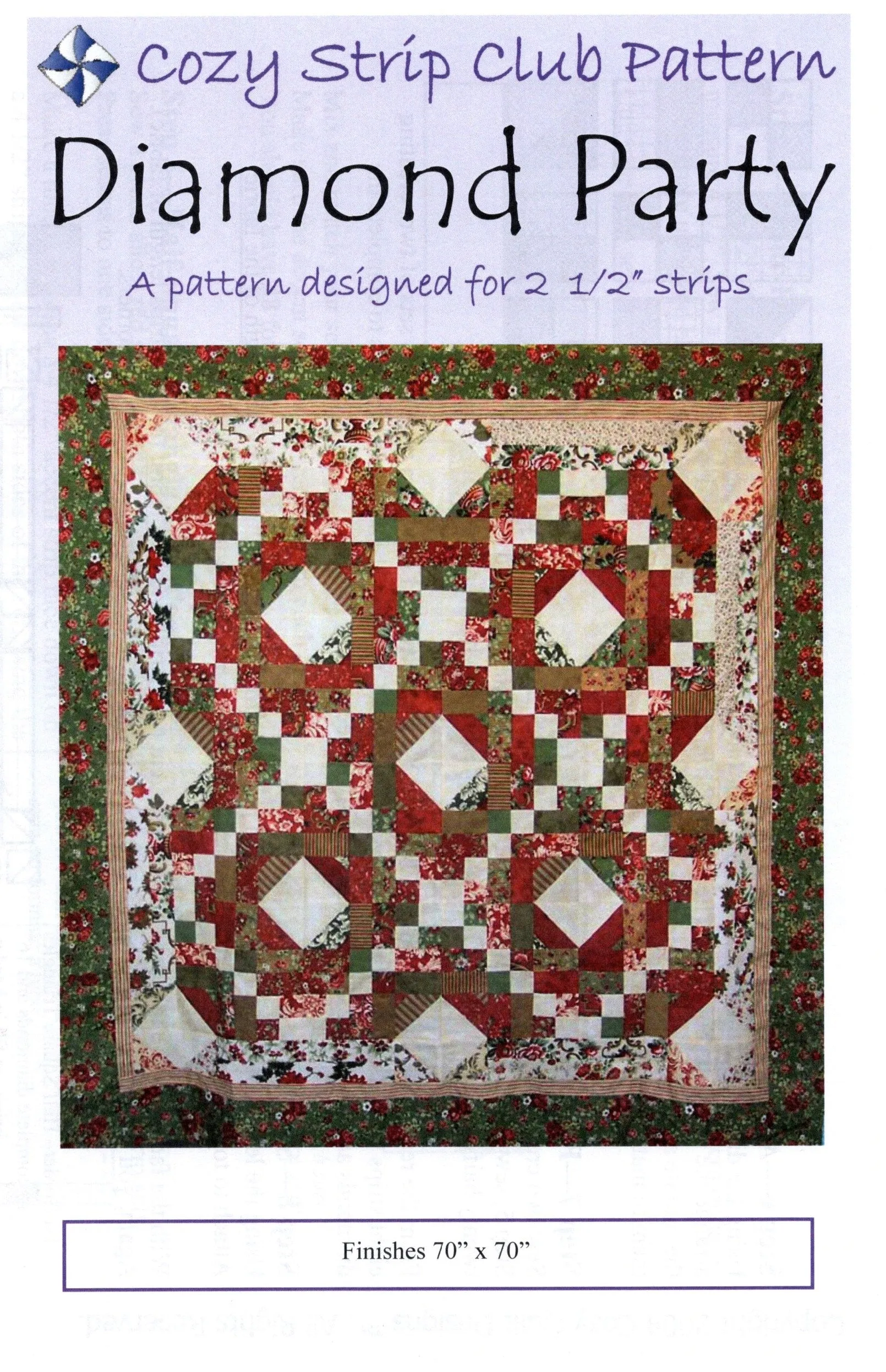 DIAMOND PARTY - Cozy Quilt Designs Pattern