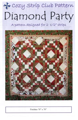 DIAMOND PARTY - Cozy Quilt Designs Pattern