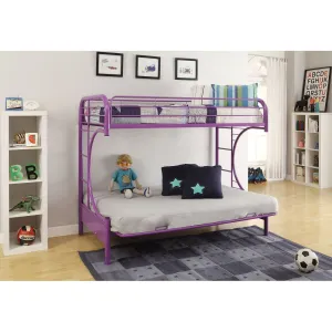 Eclipse Bunk Bed (Twin/Full/Futon) in Purple 02091PU