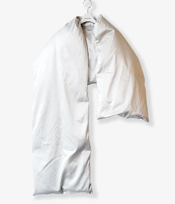 FUMIKA_UCHIDA/satin/PADDING FUTON PONCHO(ECRU/size34)