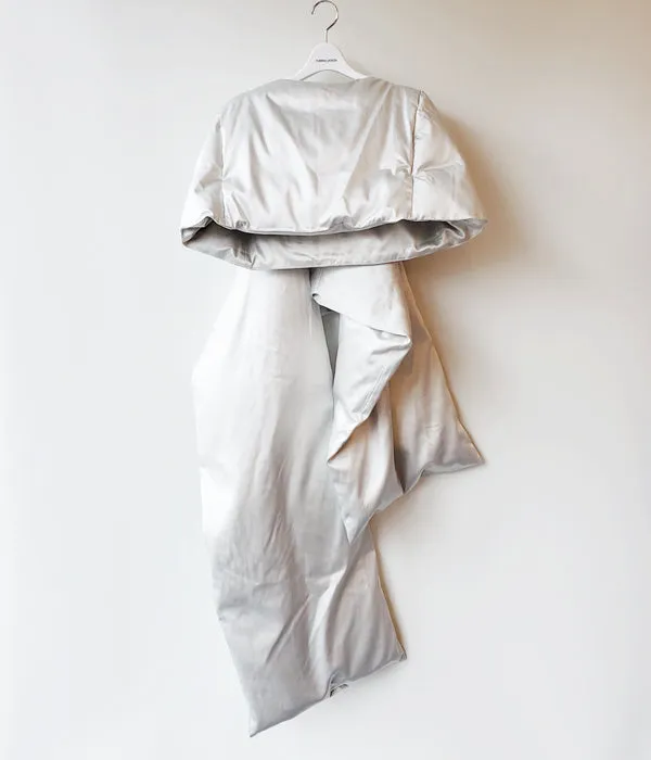 FUMIKA_UCHIDA/satin/PADDING FUTON PONCHO(ECRU/size34)