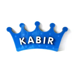 Name Plaque <br> Blue Crown