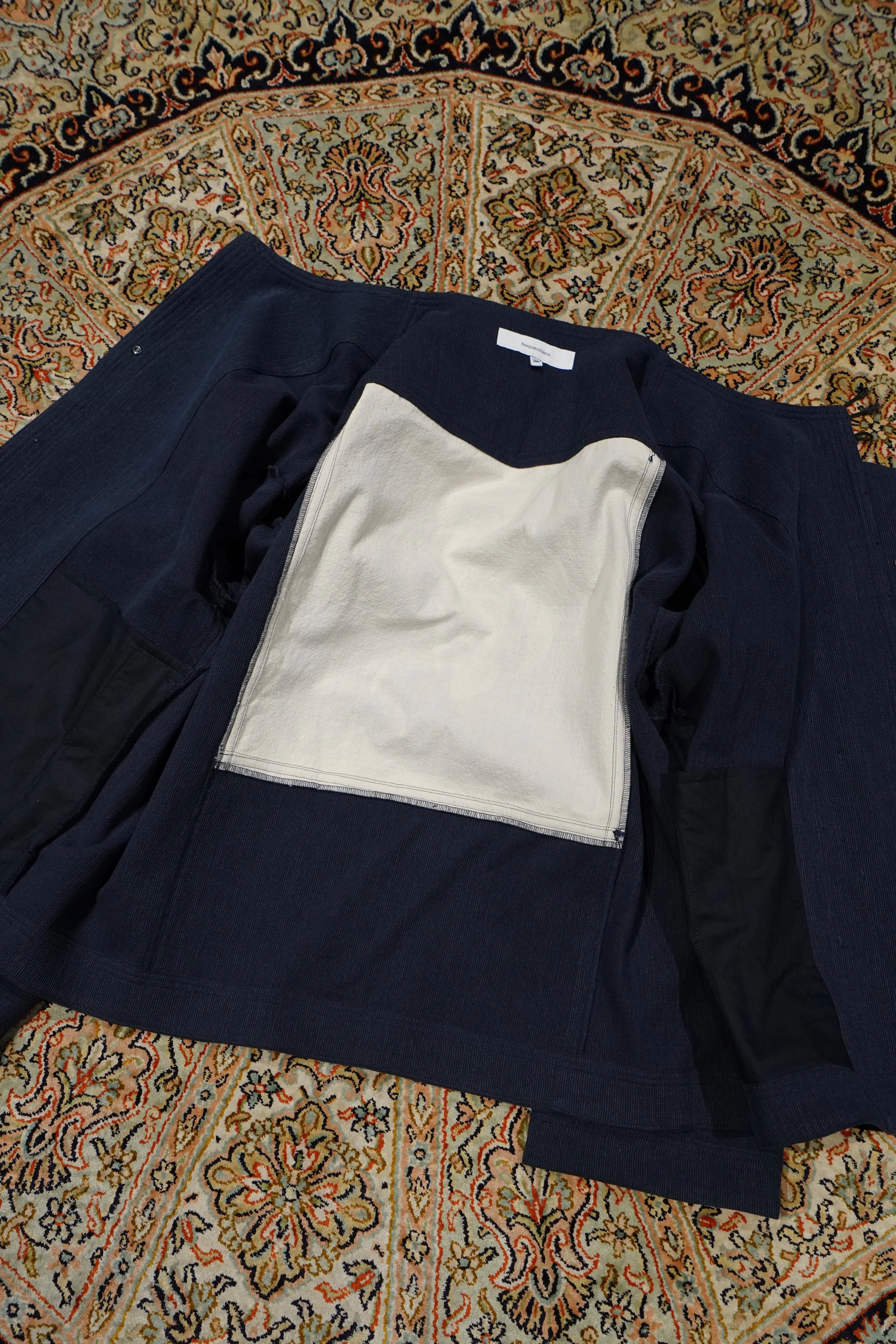 Sasquatchfabrix. ”馬”CHINA JACKET (INDIGO NAVY)