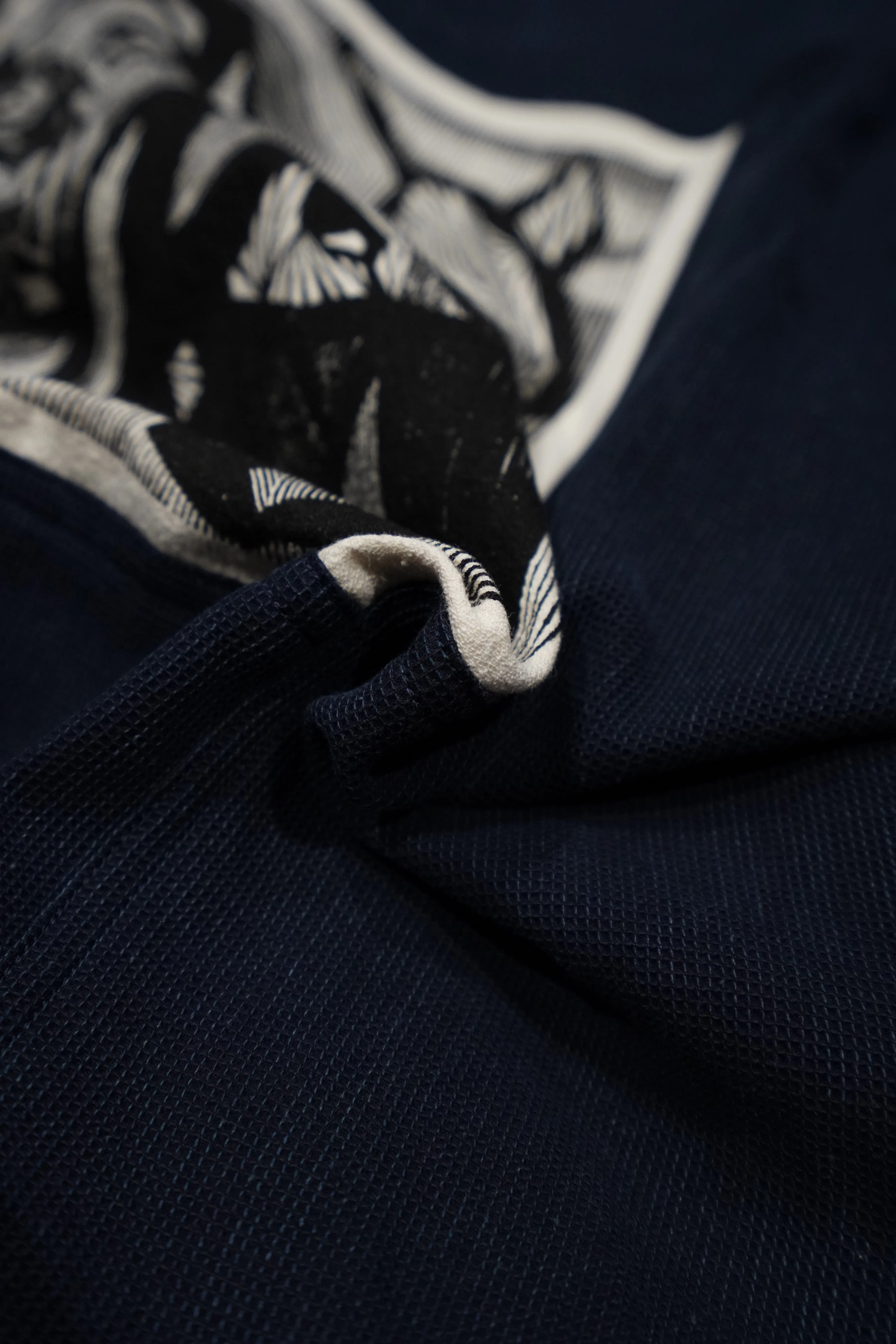 Sasquatchfabrix. ”馬”CHINA JACKET (INDIGO NAVY)