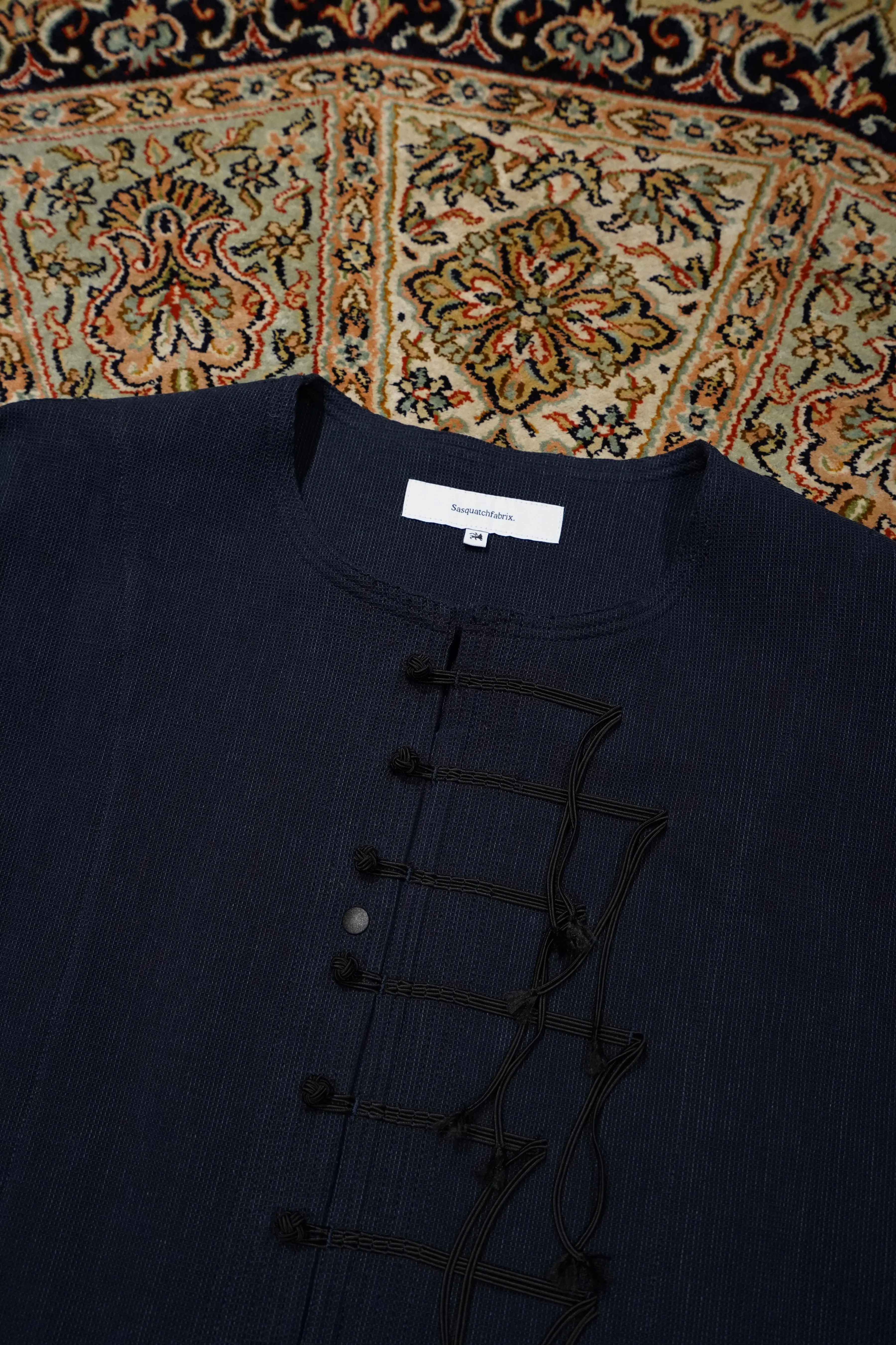 Sasquatchfabrix. ”馬”CHINA JACKET (INDIGO NAVY)