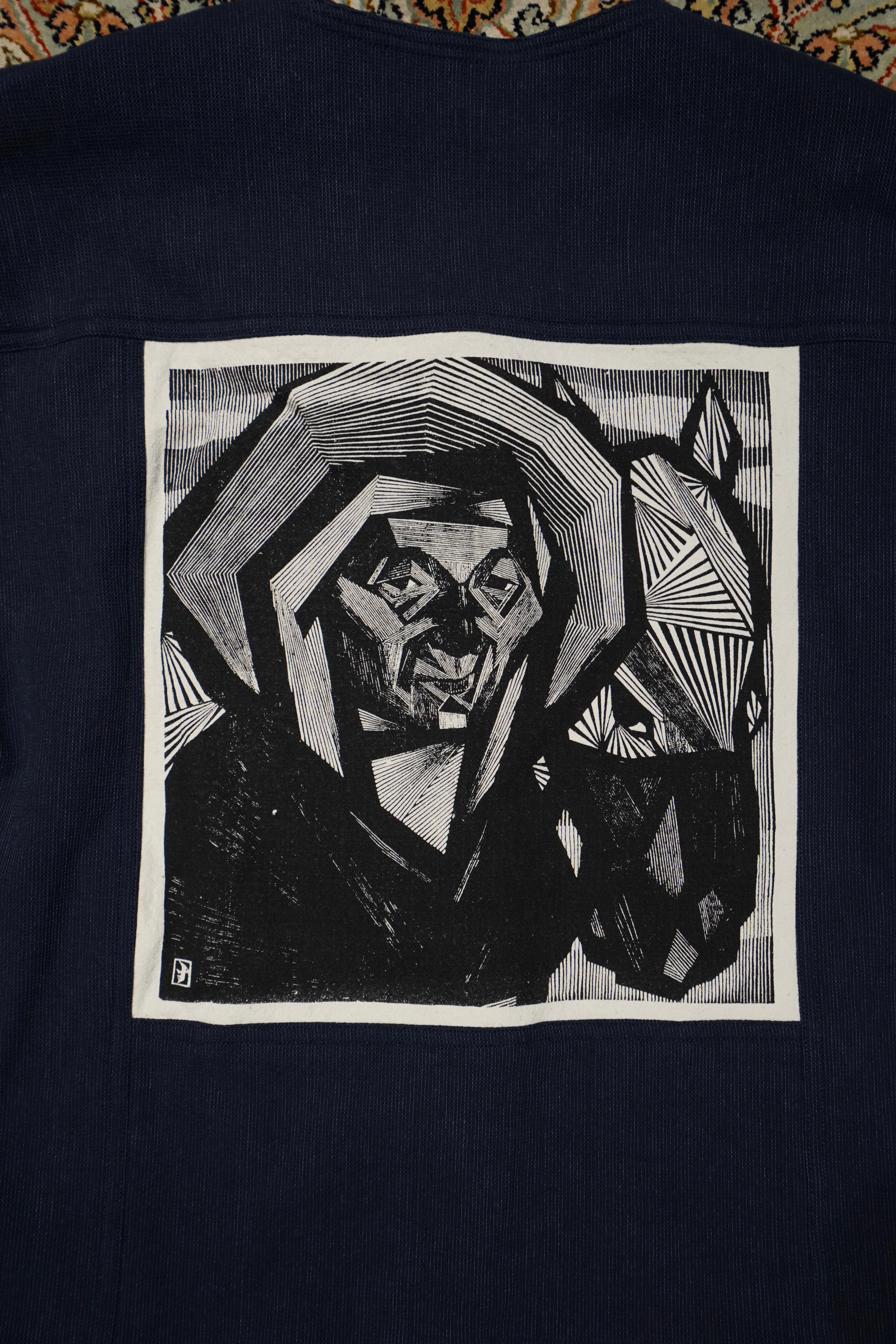 Sasquatchfabrix. ”馬”CHINA JACKET (INDIGO NAVY)