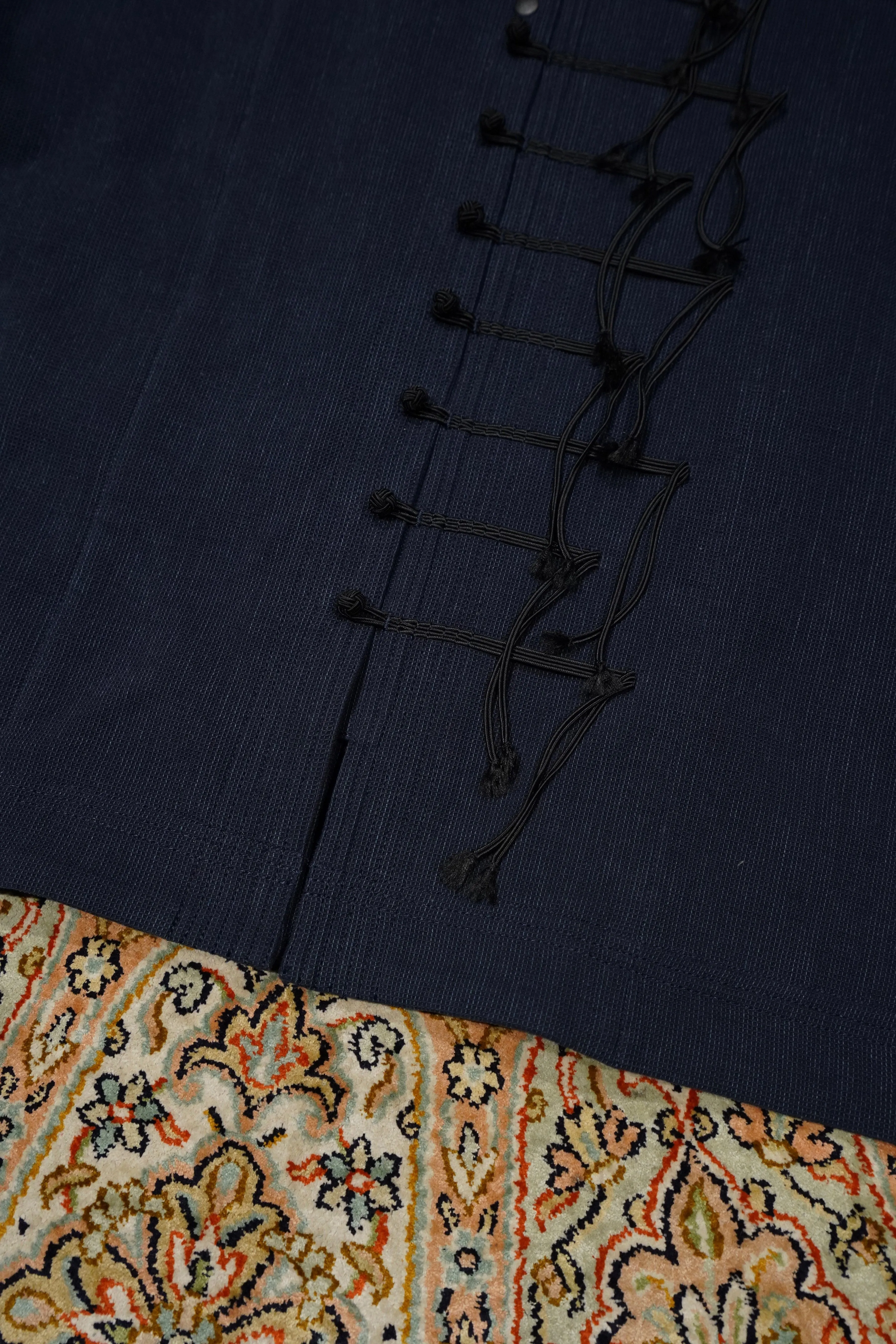 Sasquatchfabrix. ”馬”CHINA JACKET (INDIGO NAVY)