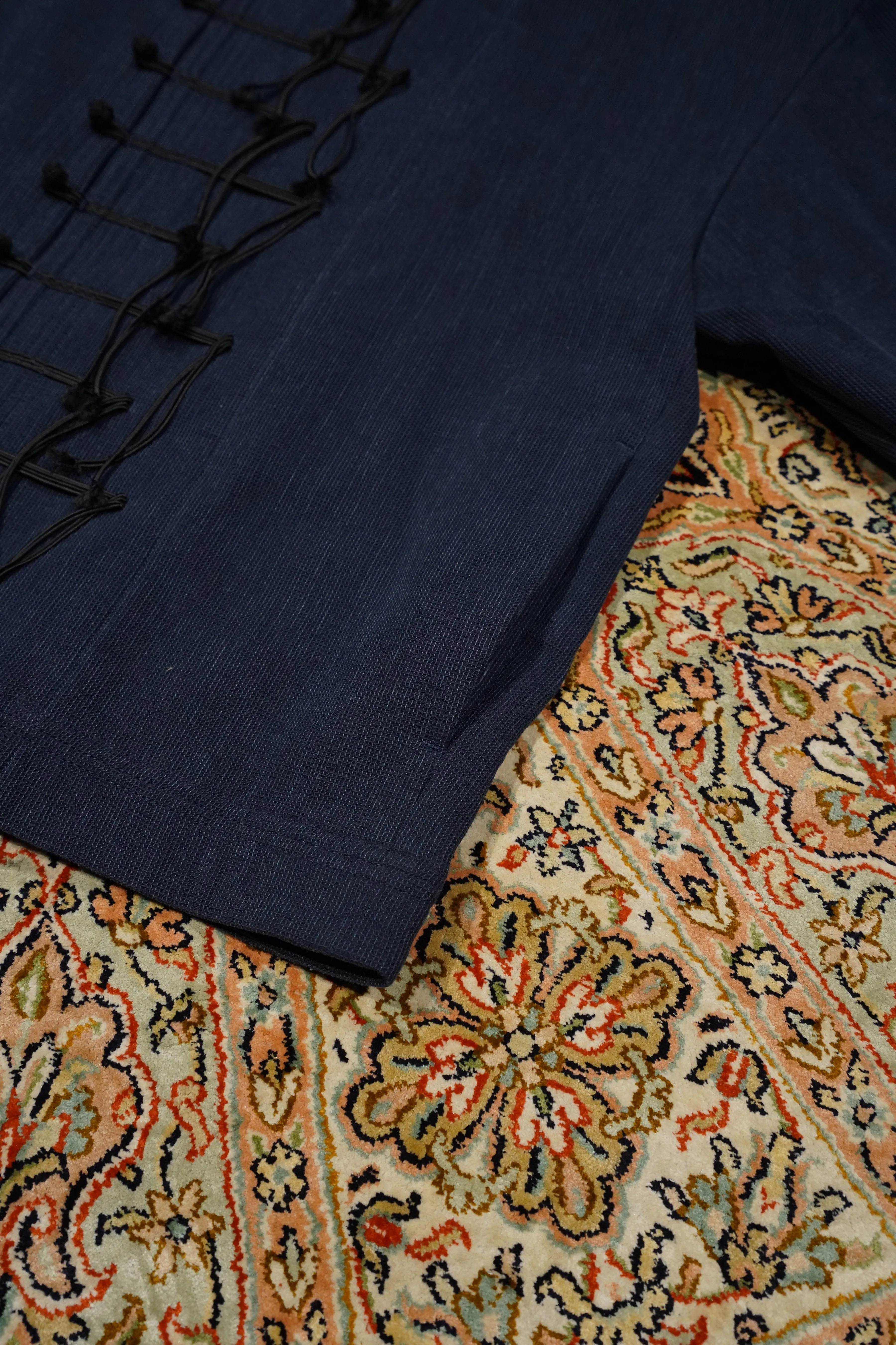 Sasquatchfabrix. ”馬”CHINA JACKET (INDIGO NAVY)
