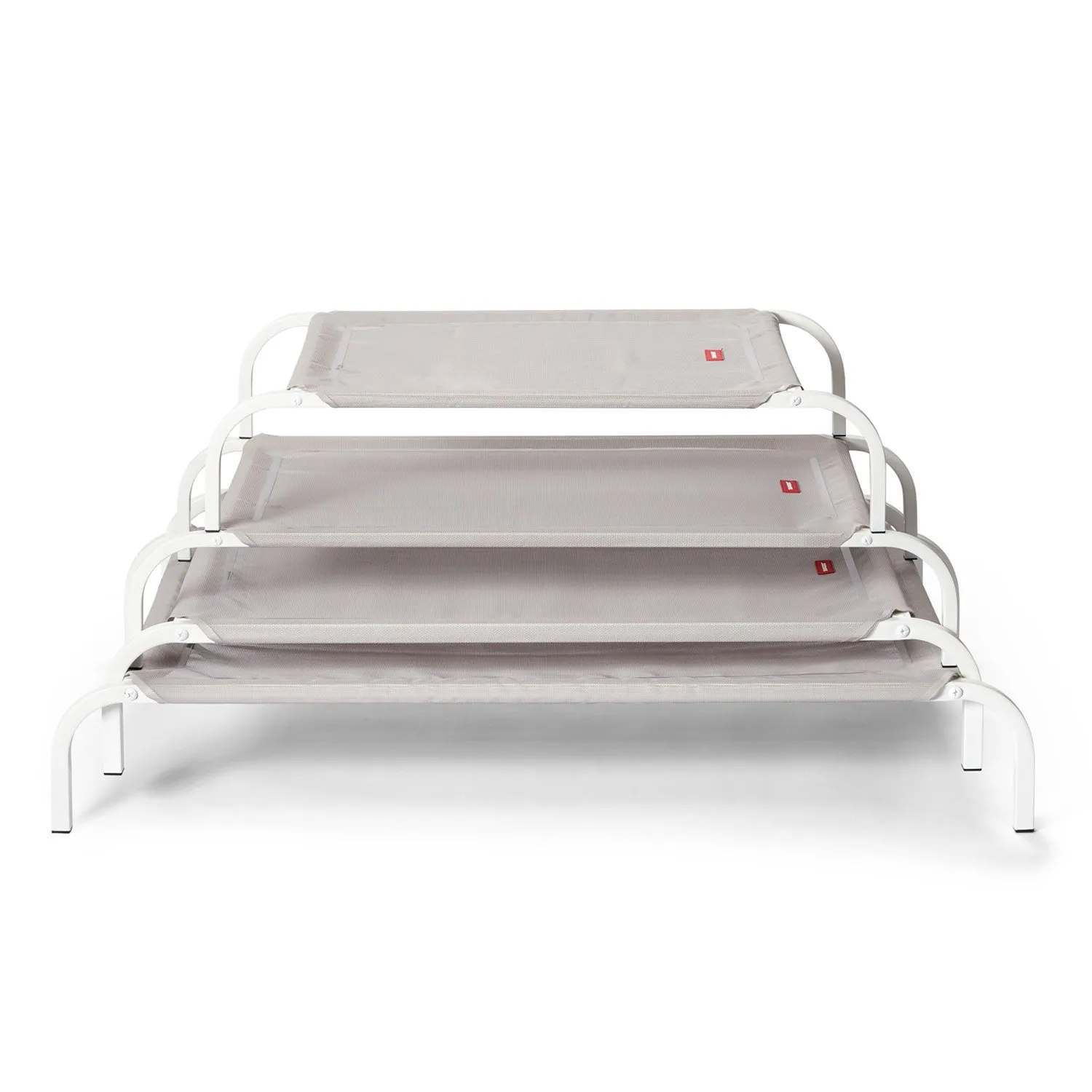 Snooza Flea Free Bed Grey/White