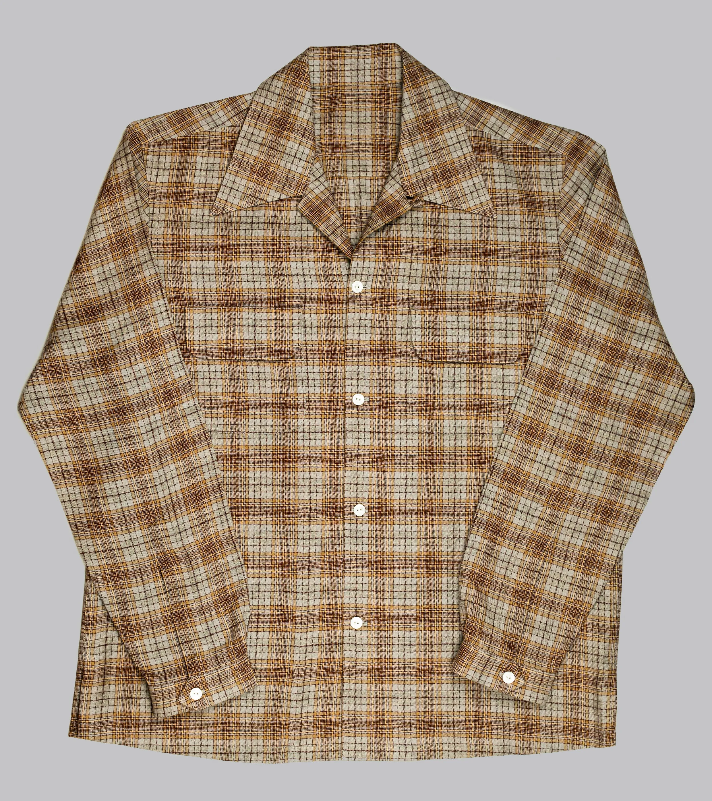 Sports Shirt Made-to-Order Brown/Grey
