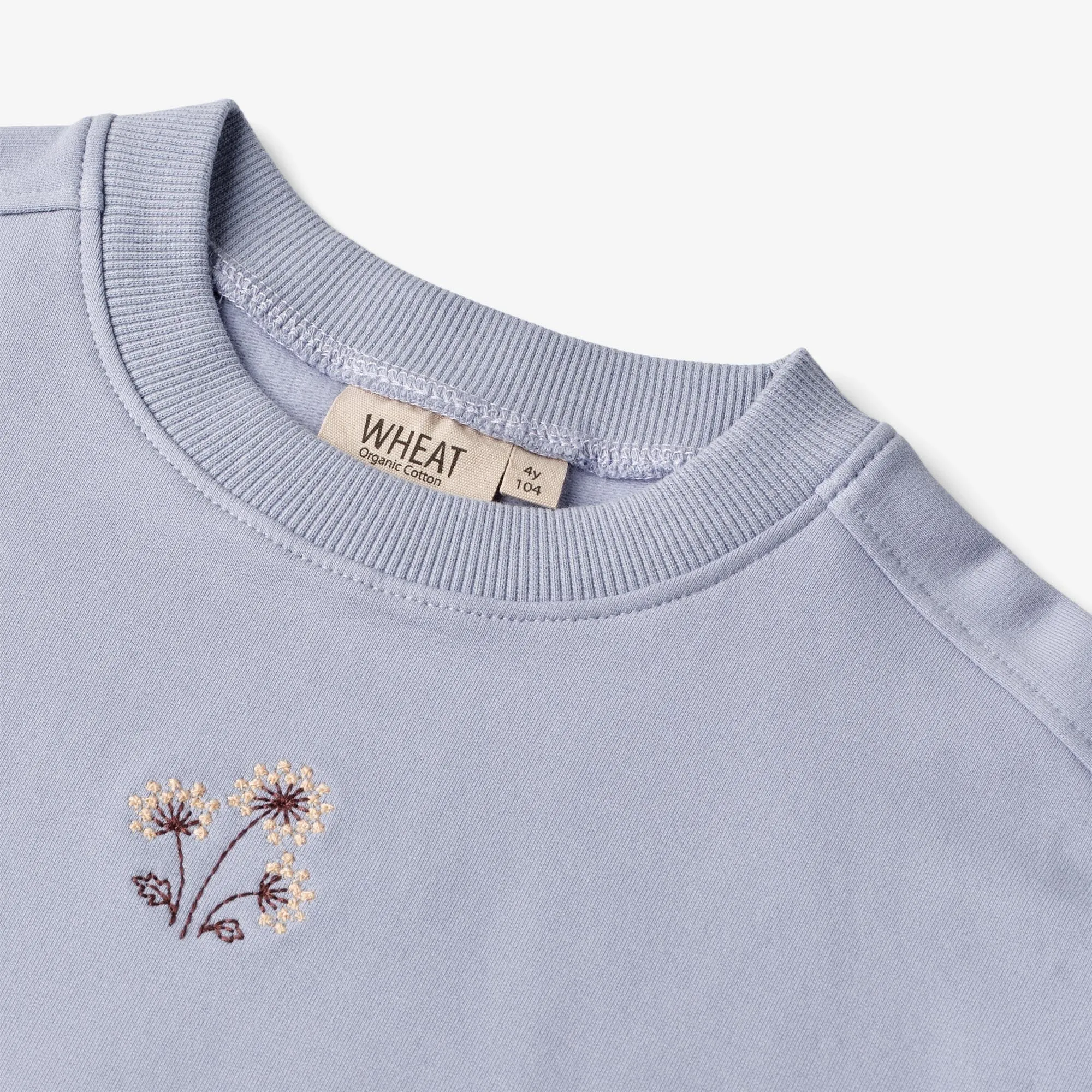 Sweatshirt Eliza Embroidery - ice purple