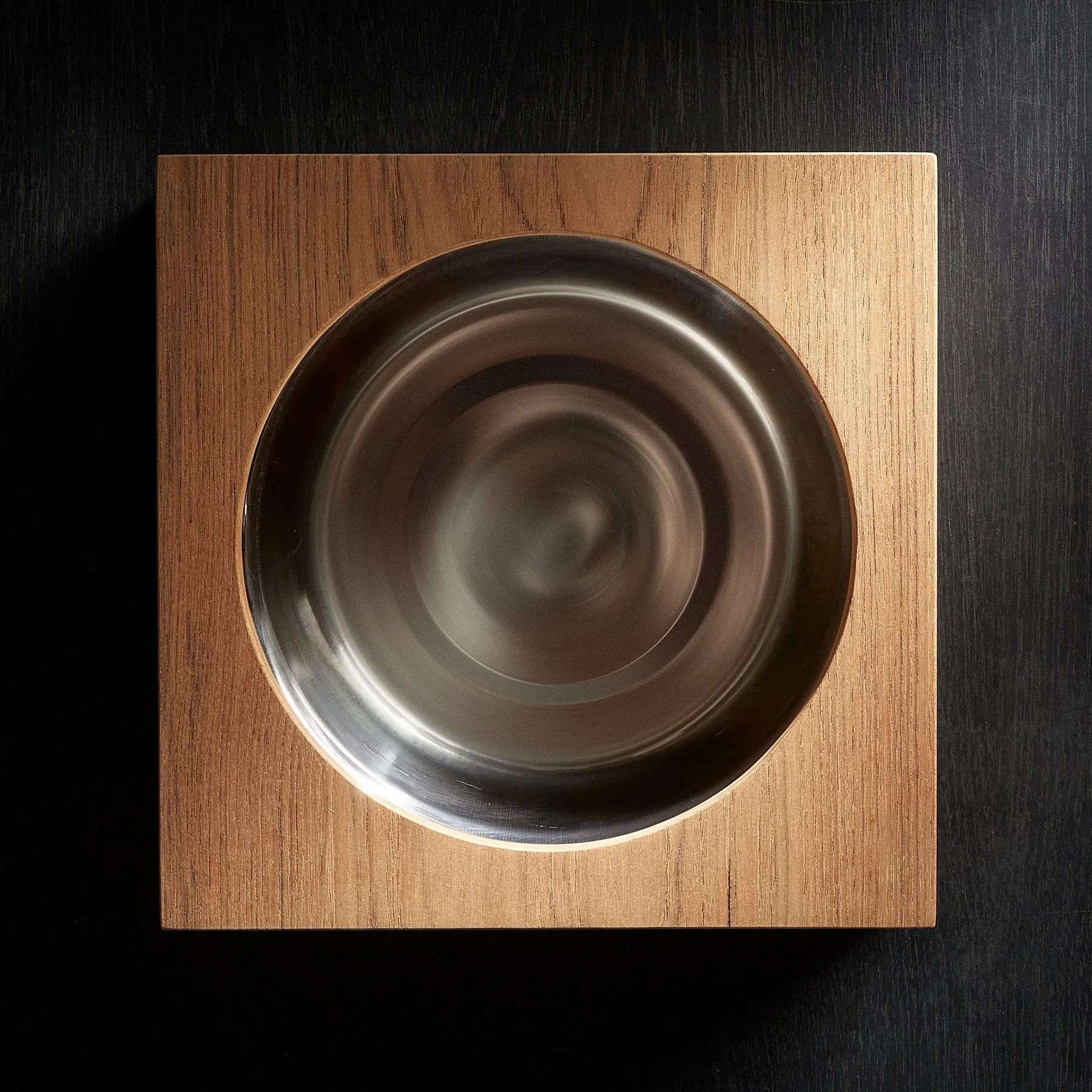 Teak Dog Bowl - Teak