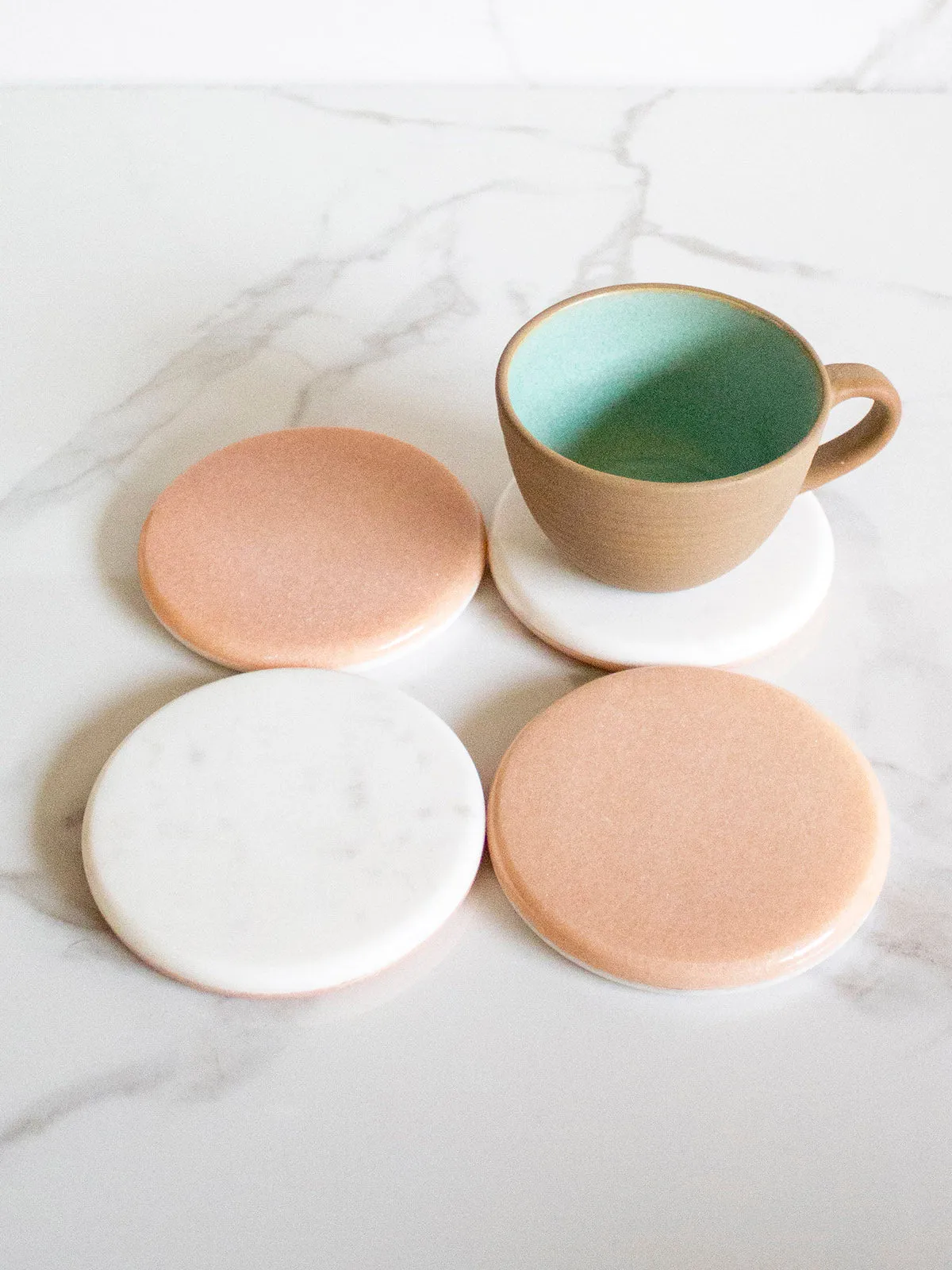 Up Down Coaster Set Of Six Multi Colour